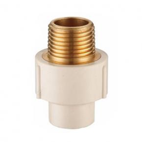 CPVC Male Coupling / Socket / Adaptor  with brass thread